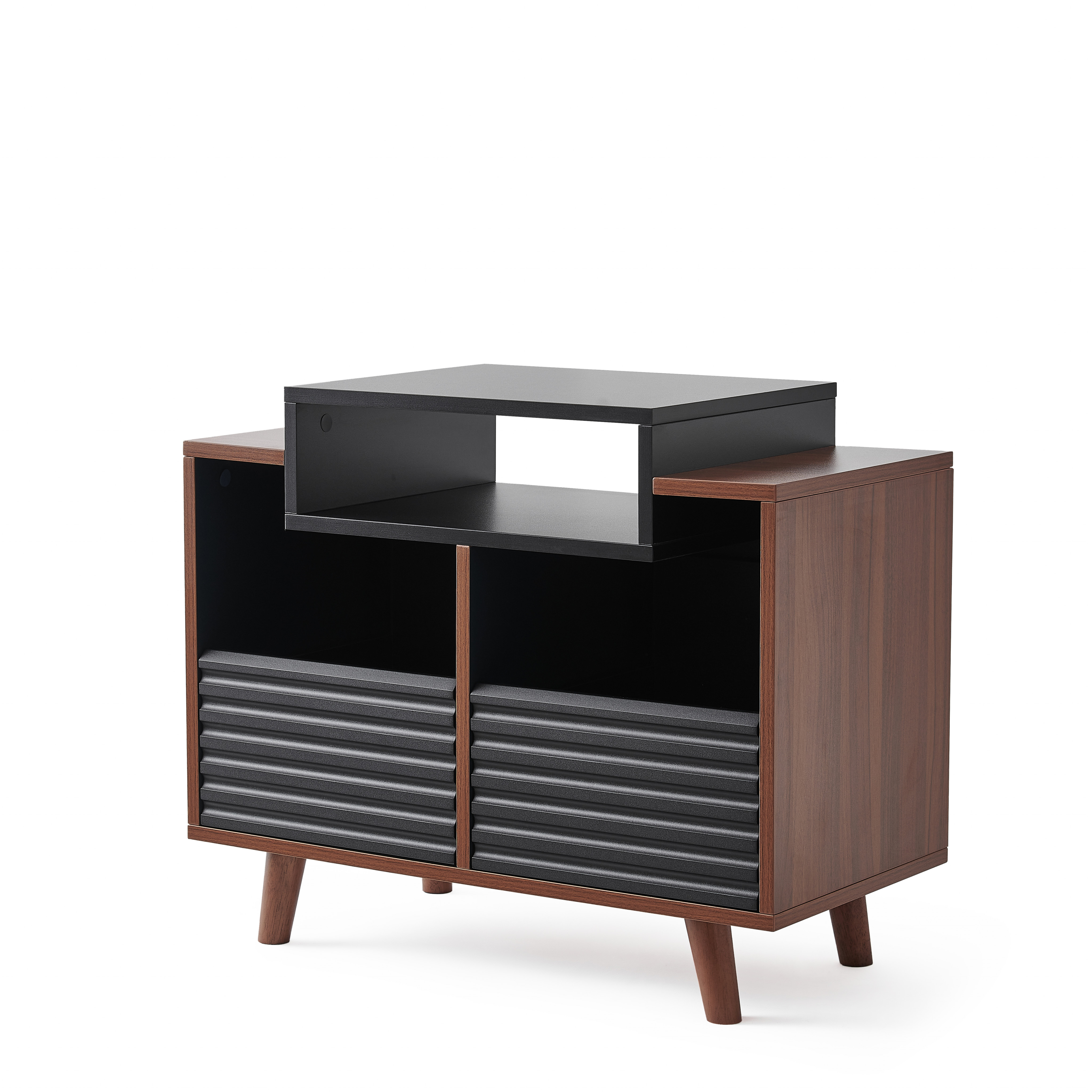 NorStone Oslo Vinyl 800 Black Satin/Walnut