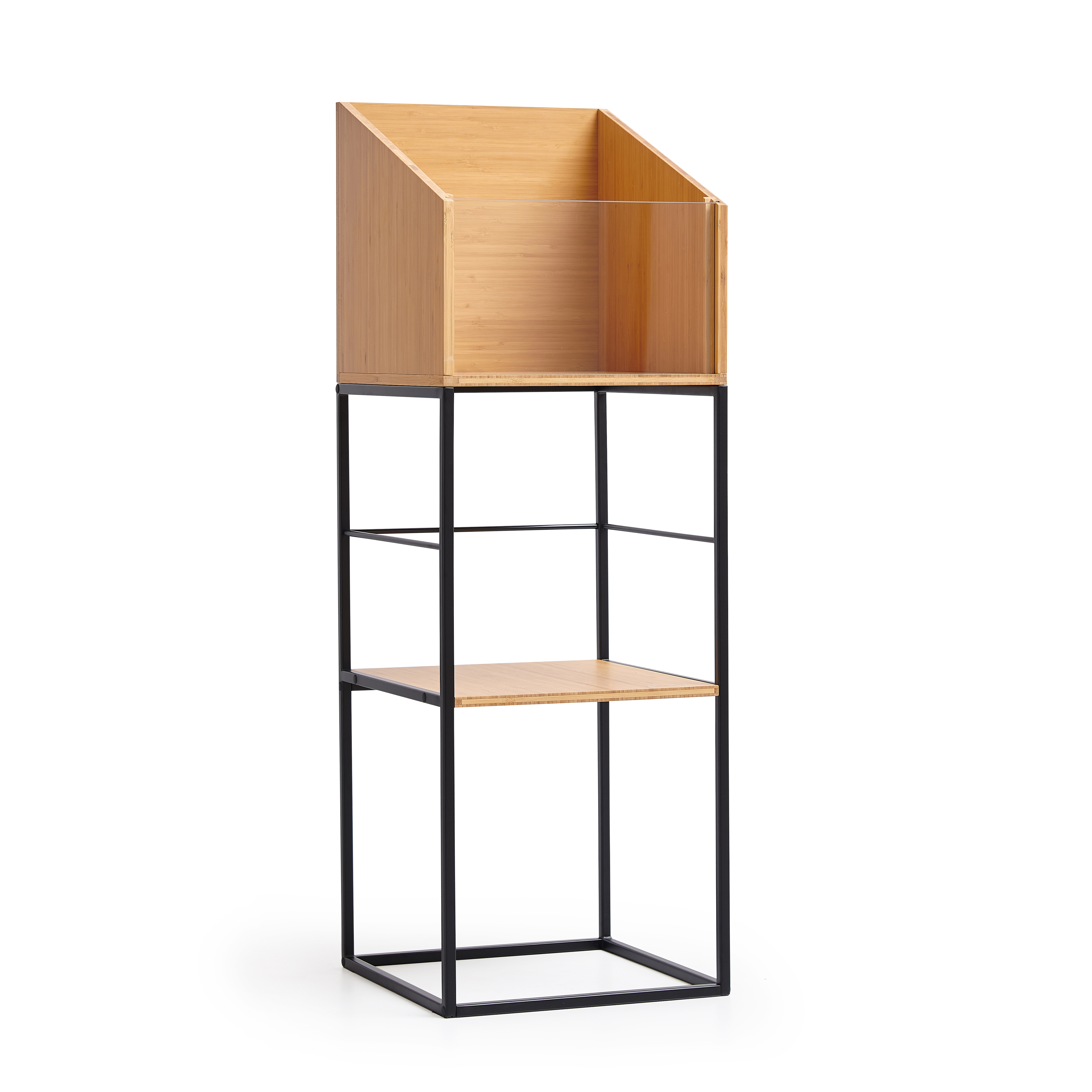 NorStone VINYL LP Stand Black/Bamboo