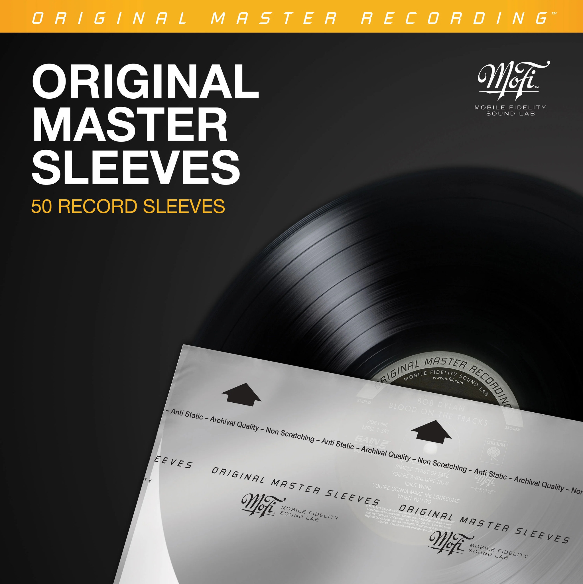 MoFi "Original Master Inner Sleeves" 50 Units