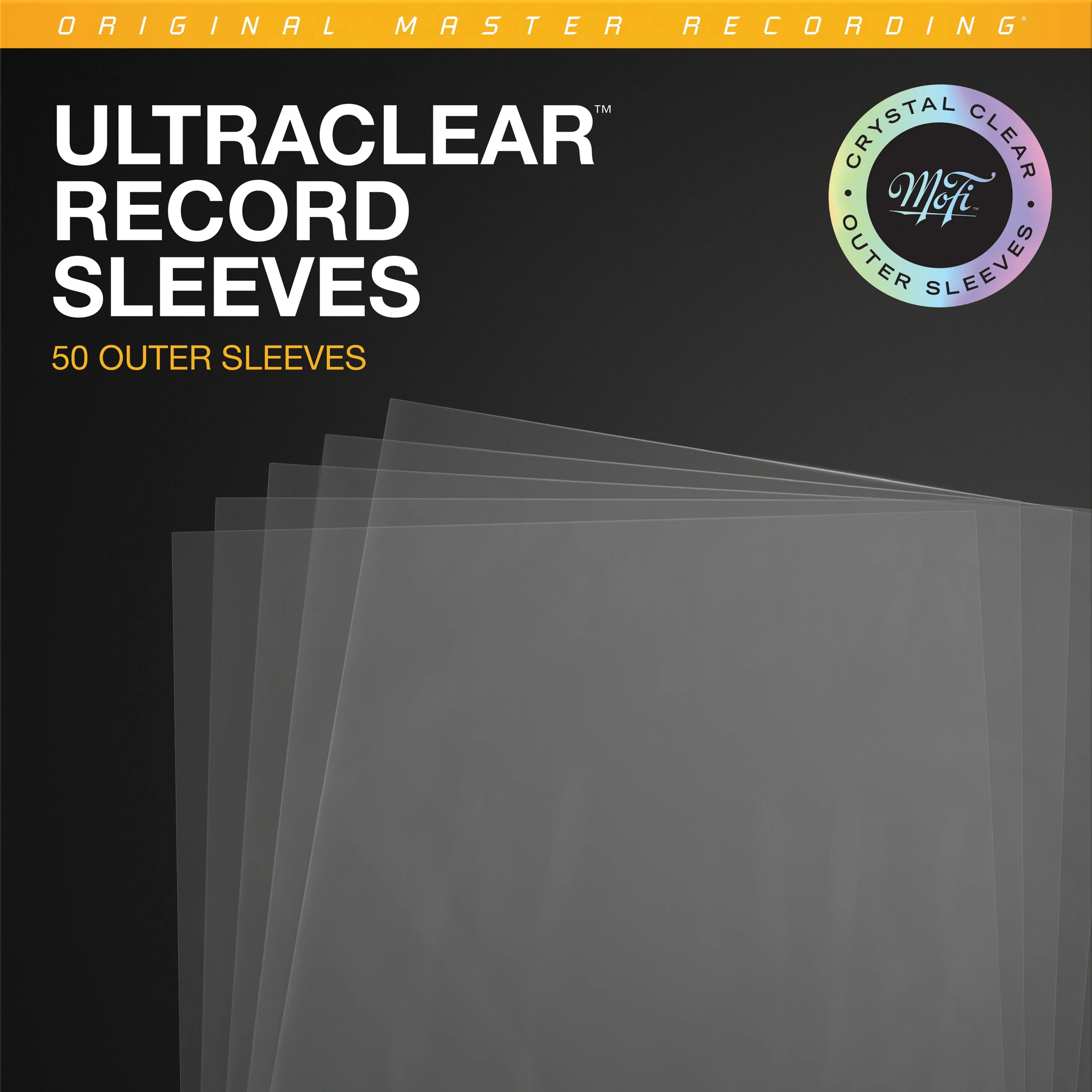 MoFi "Ultra Clear Master Sleeves" 50 Units