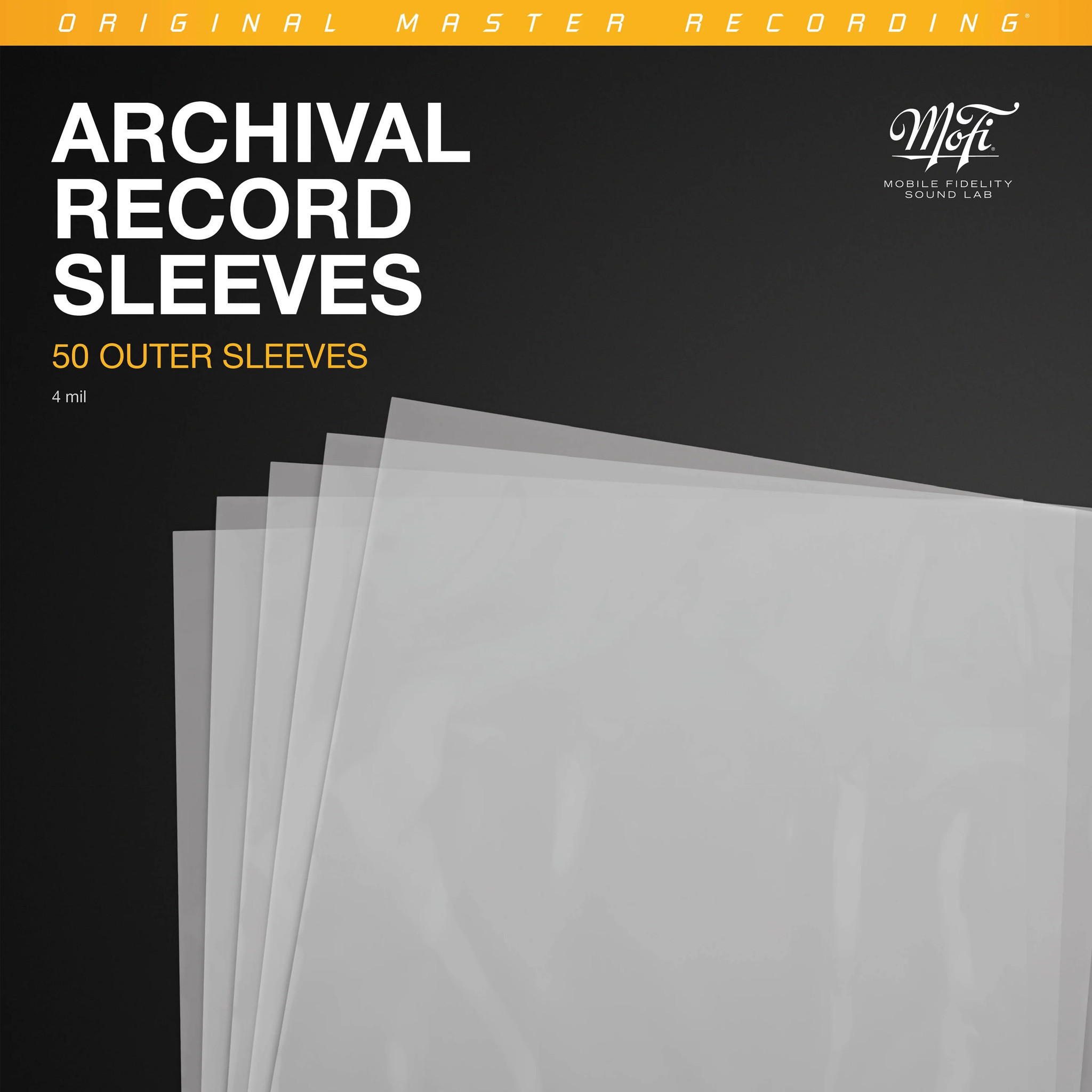 MoFi "Archival Record Outer Sleeves" 50 Units 